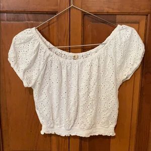 Hollister Cinched Crop Top Women’s XS